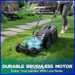 14 Cordless Electric Lawn Mower for Small Yards