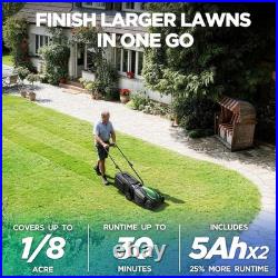 14 Cordless Electric Lawn Mower for Small Yards