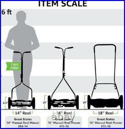 14 Push Reel Lawn Mower & Sharpener for a Pristine Lawn Finish