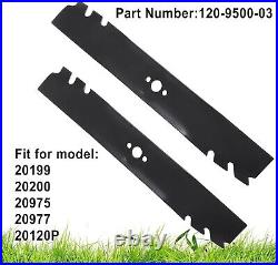 15.4 Mulching Blades 4-Pack for Toroo Timemasterr Mower Improved Cutting
