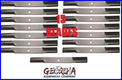15 USA Bushhog 82325 Blades, Repl Set For 6' Bushhog Grooming/finishing Mowers