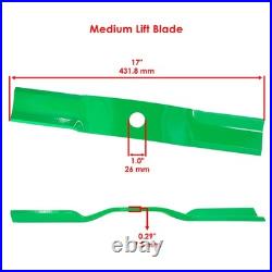 16 7/8 in Medium Lift CW Blades For Land Pride FD1548 Finish Mower / 890-325C