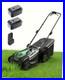 18 40V Brushless Cordless Electric Lawn Mower Includes Two 20V 18.0 Inches