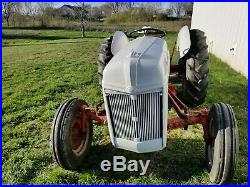 1940-1941 Ford 9N Tractor hi lo transmission, blade finish mower