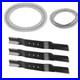 20.5 X 2.25 Lawn Mower Blade & 122 47 Belt Kit Fit Swisher Finish Cut Mowers
