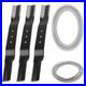 20.5 X 2.25 Lawn Mower Blade & 122 47 Belt Set For Swisher Finish Cut Mowers