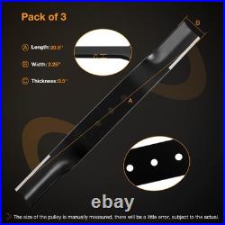 21054 Lawn Mower Blade Set Compatible with Swisher Finish Cut Mowers, 20.5''