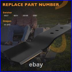 21054 Lawn Mower Blade Set Compatible with Swisher Finish Cut Mowers, 20.5''