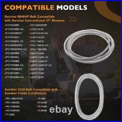21054 Lawn Mower Blade Set Compatible with Swisher Finish Cut Mowers, 20.5''