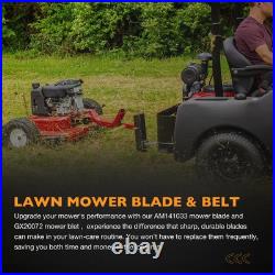 21054 Lawn Mower Blade Set Compatible with Swisher Finish Cut Mowers, 20.5''