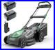 21 Cordless Lawn Mower, 20V Lightweight Push Mower with 2×8.0Ah Battery & Charg