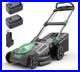 21 Cordless Lawn Mower, 40V Electric Mower with 2×8.0Ah Batteries & Charger, 8