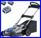 21 Cordless Lawn Mower, 80V Self-Propelled Mower with 2×4.0Ah Battery & Charger