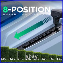 21 Cordless Lawn Mower, 80V Self-Propelled Mower with 2×4.0Ah Battery & Charger
