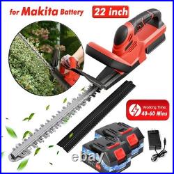 22 Cordless Hedge Trimmer For Makita 18V MAX Battery Brushless Electric 23.0ah