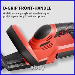 22'' Electric Hedge Trimmer Cordless Power Hedge Trimmer with 2Battery & Charger