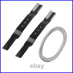 2Pcs 9036 Lawn Mower Blade & 74 4220 Belt Kit For Swisher 44 Finish Cut Mowers