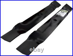 2-Blade Replacement Set for 42 Poulan/Husqvarna/Craftsman Mowers Black Finish
