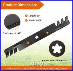 2-Pack Mulching Blades for 42 Lawn Tractors Craftsman, Husqvarna