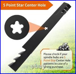 2-Pack Mulching Blades for 42 Lawn Tractors Craftsman, Husqvarna
