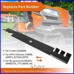 2-Pack Mulching Blades for 42 Lawn Tractors Craftsman, Husqvarna