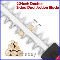 2pc Batteries Cordless Hedge Trimmer 24V Fast Charger Battery Electric& Charger 2pc Batteries Cordless Hedge Trimmer 24V Fast Charger Battery Electric& Charger