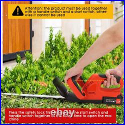 2pc Batteries Cordless Hedge Trimmer 24V Fast Charger Battery Electric& Charger 2pc Batteries Cordless Hedge Trimmer 24V Fast Charger Battery Electric& Charger