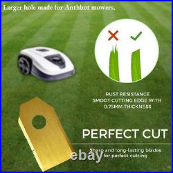30 Robot Mower Blades for Anthbot Stainless Steel Lawn Cutting Screws
