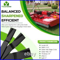 3Pack 88773 82325 Replacement Blades for Bush Hog 72 Cut 6' Finishing/Groomi 3Pack 88773 82325 Replacement Blades for Bush Hog 72 Cut 6' Finishing/Groomi