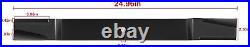 3Pcs 88773 82325 Blades Set For Bush Hog 6' Bush Hog Finishing/Grooming Mower