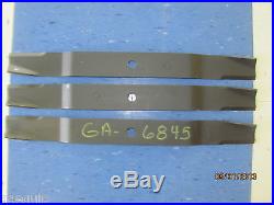 (3) 6' Befco 000-6845 finish mower blades for 72 deck