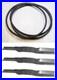 3 Aftermarket 88668 finish mower blades & 88667 belt for Bush Hog ATH600/FTH600