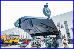 3 Blades Finishing Mower Wheeled Cutter Attachment Fit Bobcat Skid Steer Loader