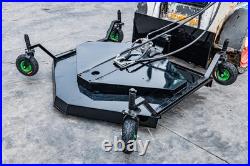 3 Blades Finishing Mower Wheeled Cutter Attachment Fit Bobcat Skid Steer Loader 3 Blades Finishing Mower Wheeled Cutter Attachment Fit Bobcat Skid Steer Loader