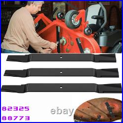 3 Blades Set 72 Finish Mower Blades Compatible with Bush Hog 88773 82325 ATH720