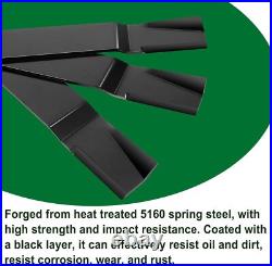 3 Blades Set 72 Finish Mower Blades Compatible with Bush Hog 88773 82325 ATH720