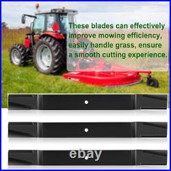 3 Blades Set 72 Finish Mower Blades Compatible with Bush Hog 88773 82325 ATH720