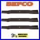 3 Finishing Mower Blades for Befco 000-6845 fits GM1072E GM2072 72 Mower Deck
