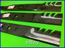 3 Gator blades Frontier GM1072R grooming finish mower replaces #5WP1008199KT