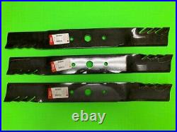 3 Gator blades for Frontier GM3072 grooming finish mower replaces #5WP1008199KT