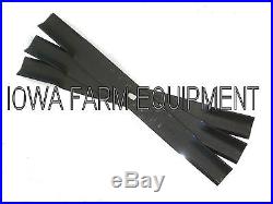 3 HARD SURFACED REPLACEMENT BLADES for Y550R, 5' Farm King Finish Mowers