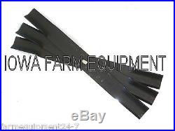 3 HARD SURFACED REPLACEMENT BLADES for Y750R, 7' Farm King Finish Mowers