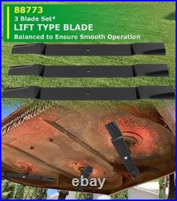 3 Mower Blades For Bush Hog 72 ATH720 FTH720 RDTH72 RDTH720 Rotary Mower 88773