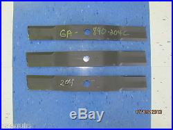 3 New Hd Land Pride 60 Finish Mower Blades 890-204c 890-171c Fd Fdr & At Models