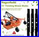 3 Pack 890-172C Finishing Mower Blades for Landpride 72 Cut Finish Mower 91-456