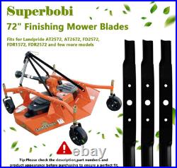 3 Pack 890-172C Finishing Mower Blades for Landpride 72 Cut Finish Mower 91-456