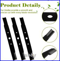 3 Pack 890-172C Finishing Mower Blades for Landpride 72 Cut Finish Mower 91-456