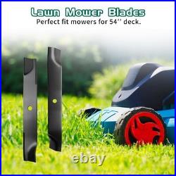 3 Pk Blades Fits Kubota Mower 54 K5617-34330 ZG23 Z125E Z125S ZG127 ZG2354 ZG