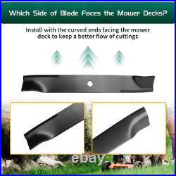 3 Pk Blades Fits Kubota Mower 54 K5617-34330 ZG23 Z125E Z125S ZG127 ZG2354 ZG