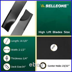 3 Pk Blades Fits Kubota Mower 54 K5617-34330 ZG23 Z125E Z125S ZG127 ZG2354 ZG